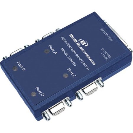 B+B SMARTWORX 4 Port Mini Smart Switch w/ Ptc 232MSS2